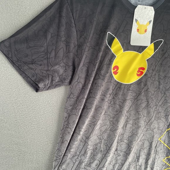 Pokemon Center 25 Celebration Shirt Mens Medium Short Sleeve RARE Discontinued - Picture 7 of 12